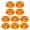 Yellow, variant on 10 Pack Front Round Reflector for Driveway Fence Gate Posts Trailers Safety Automobiles Boats Mailboxes Reflector with Center Mounting Hole(White)
