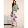thumbnail image 5 of Smilooen Lounge Set for Women 2 Piece Outfits Short Sleeve Round Neck Pjs Sleepwear,S-2XL, 5 of 6