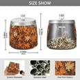 thumbnail image 2 of Yayeee Ashtray with Lid for Cigarette Smokeless Stainless Steel Home Ash Holder, Fall Pattern, 2 of 7