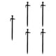 thumbnail image 3 of 5 estacas metálicas antideslizantes para carpas, resistentes y resistentes. 30 centímetros, 3 of 9