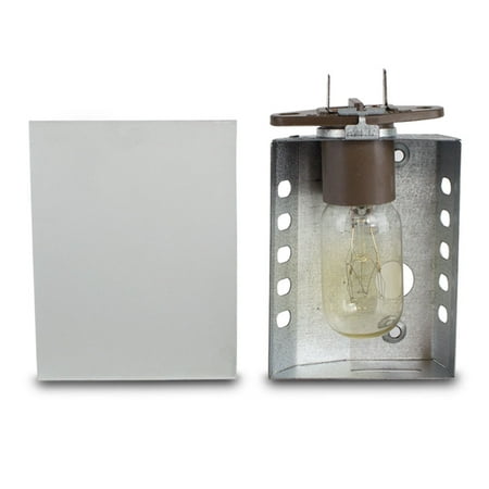 Replacement Light Covers - Ronco Showtime Rotisserie 3000 Light Assembly Replacement With Glass Cover