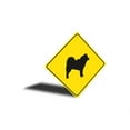 thumbnail image 3 of Finnish Spitz Dog Diamond Aluminum Metal Decor Sign - 12" x 12", 3 of 4