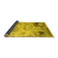 thumbnail image 2 of Ahgly Company Indoor Round Oriental Yellow Industrial Area Rugs, 5' Round, 2 of 4