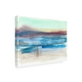thumbnail image 2 of Jennifer Goldberger 'Burgundy Horizon I' Canvas Art, 2 of 3