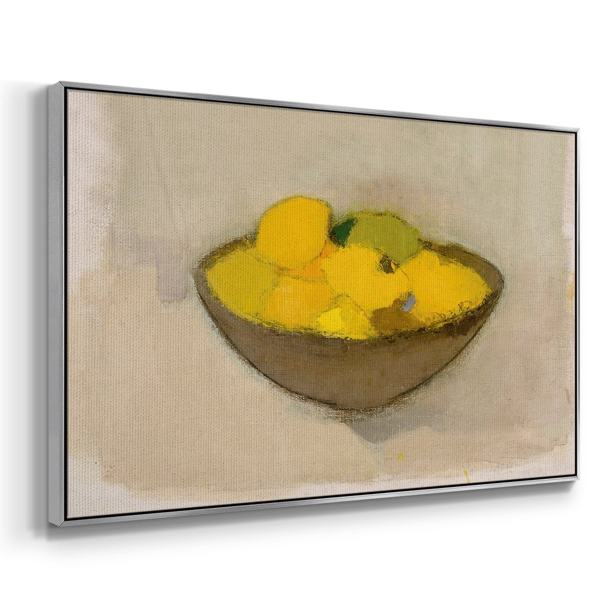 Vintage Botanical Print-LXXI By Wexford Home Framed in Silver Wood Gallery Wrapped Canvas 27 in. x 41 in.