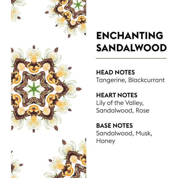 Maison Berger Enchanting Sandalwood Fragrance Refill – 1 Liter (33.8 fl oz) Oil for Lampe Berger Diffuser