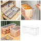thumbnail image 2 of Caja Para Guardar Pan, Bocadillos, Verduras, Frutas Y Pasteles. Recipiente Transparente Para Pan Con Tapa Para Armario. 30 X 10,5 X 13 Cm., 2 of 8