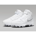 thumbnail image 1 of Jo r-dan 1 Mid TD Football Cleat White Grey Fog Men's | Size 7 - 18, 1 of 6