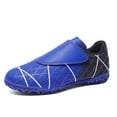 thumbnail image 1 of Boys Low Top Cleats With Hook Loop Closure Lightweight Football Shoes Kids Training Athletic Sneakers, 1 of 3