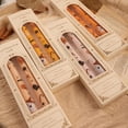 thumbnail image 4 of 2 Pack Halloween Paraffin Candles, 0.9in Long Printed Taper Candles in Champagne for Holiday Gift, 4 of 7