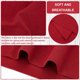 thumbnail image 3 of Tela de algodón acanalada de color rojo oscuro, 25 x 8,6 pulgadas, con elastano. Elástico para dobladillos, puños, escotes y proyectos de costura., 3 of 9