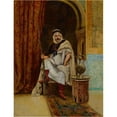 thumbnail image 3 of Clément Pujol de Guastavino 15x18 Black Modern Framed Museum Art Print Titled - An Arab Guardsman at Rest, 3 of 5