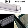 thumbnail image 4 of 2pc 50cm replacement seal shower shower door seal 6/8/10/12/15mm water deflector, 4 of 5