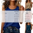 thumbnail image 4 of Tank Tops for Women, Crew Neck Sleeveless Solid Loose Shirts, Breathable Comfort Tops, Summer Lounge Fitness Wear | VerBelle,Pink S, 4 of 6
