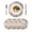 Beige, variant on 15 Inch Round Placemats Set of 4, Watercolor Flowers Non Slip Heat Insulation PP Table Mats, Spring Hummingbird Butterflly Floral Beige Washable Place Mats for Kitchen Dining Party Table Decor