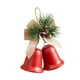 thumbnail image 5 of Decoración navideña con campanas de hierro, decoración rústica navideña, colgante para centro de mesa, recuerdos de fiesta, vacaciones Pintura roja, 5 of 8