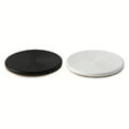 thumbnail image 4 of (4 pack) Thyme & Table 6 pack Ceramic Ribbed Coaster Set, Black, 4 of 8