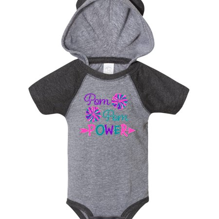 

Inktastic Pom Pom Power- cheerleader Gift Baby Boy or Baby Girl Bodysuit