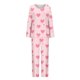 thumbnail image 4 of Pantalones Cortos de Manga Larga Pajama Set de la Mujer Día de San Valentín Impreso Manga Larga con Pantalones de Bolsillo Recortados, Ropa de Salón Casual, 4 of 6