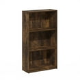 thumbnail image 2 of Furinno Basic 3-Tier Bookcase Storage Shelves, Amber Pine, 2 of 6