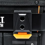 ToughBuilt - Massive Mouth 12-Inch Tool Bag, Compact Wide-Opening Tool Bag with Hard Body Construction, Reinforced Handles and 25 Pockets