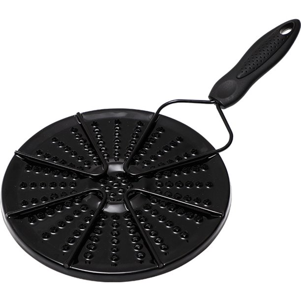 ERQVHQV Placa difusora de calor Reductor de llama Esmalte Protector de llama Anillo de cocción a fuego lento Parrilla Protector de calor Domador de calor para el hogar Cocina Cocinar Negro oso de fresa Electrónica