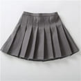 thumbnail image 2 of Diufon Girls Pleated Short Skirt Built in Shorts Little Kid Athletic Tennis Skirts Uniform Solid Color Skirts, 2 of 3