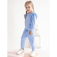 thumbnail image 2 of Girls Fall Clothes Sets Kids Casual Long Sleeve Tops + Pants Sweatsuit 2Pcs Tracksuit Outfits, Size 2-10 Years Old, 2 of 8