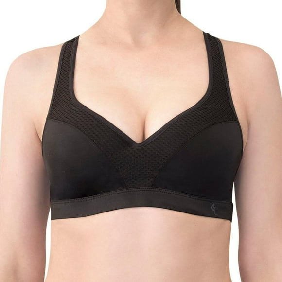 Brasier Marel Mesh en Media Copa Negro Talla 32B