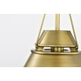 thumbnail image 2 of Nuvo Lighting Adina 1 Light Small Pendant - Natural Brass Finish - Natural Brass, 2 of 16