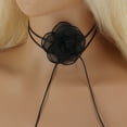 thumbnail image 2 of Unique Bargains 1Pc Choker Necklace Grace Rose Bandages Wrap Around Wrist Bracelet Black, 2 of 6