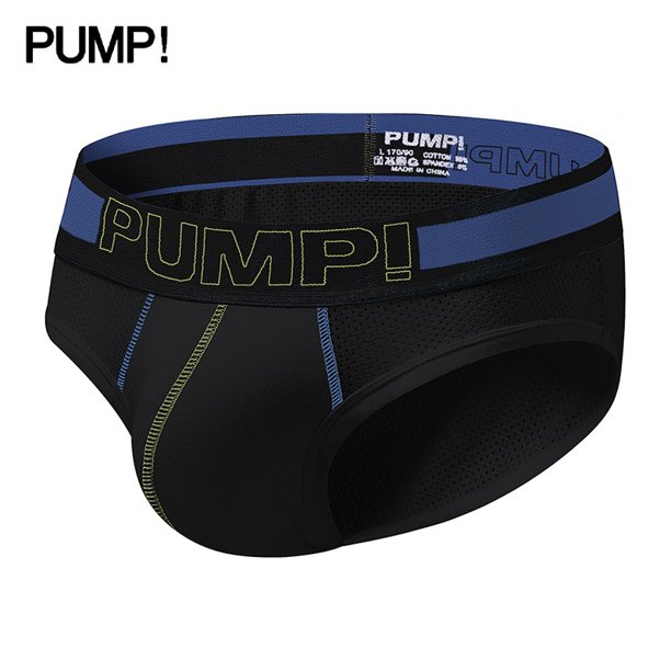 PUMP Calzoncillos de moda para hombre, ropa interior suave y transpirable de algodón, calzoncillos convexos en U sexis, ropa interior deportiva de cintura baja Gao Jiahui unisex
