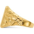 thumbnail image 3 of 14K Yellow Gold 14.0 X 13.0mm Open Back Men's Signet Ring (Size 10) Made In United States rs354, 3 of 5