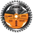 thumbnail image 2 of Century Drill & Tool 13206 Construction Circular Saw Blade, 7-1/4" 40T, 2 of 2