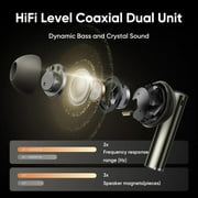 Realme Buds Air6 Pro True Wireless Bluetooth Earbuds, 50dB ANC, Hi-Res Sound, 40H Battery, Titanium Twilight