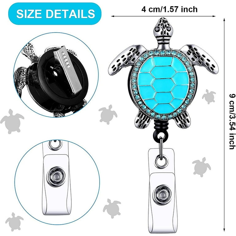 Dabbing Zebra Nurse Badge Reel - Retractable ID Holder With Alligator Clip For Medical & Office