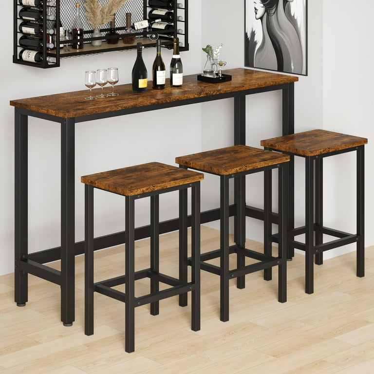 BAR COUNTER TABLE SMBT×NTF Square Cocktail Pub Bar Table Sintered Stone Tabletop - 28