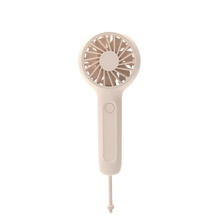 

Ckraxd Portable USB Rechargeable Fan with Quiet Operation and Built-in Lanyard for Outdoor and Travel Use