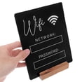 thumbnail image 3 of Milisten Wifi Password Sign WiFi Acrylic Sign WiFi Sign WiFi Board WiFi Password Reminder Sign, 3 of 6