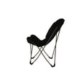 thumbnail image 5 of Mainstays Micro Suede Fabric Butterfly Folding Chair, Black, 5 of 5