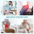 thumbnail image 3 of LAFAYTTE Donut Pillow, Memory Foam Seat Chair Cushion, Tailbone Pain and Hemorrhoids Relief, for Men and Women, Black, 3 of 8