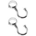 thumbnail image 3 of 2pcs Round Tube Positioning Hooks Curtain Rod Hooks Clothes Drying Rod Positioning Hooks, 3 of 4