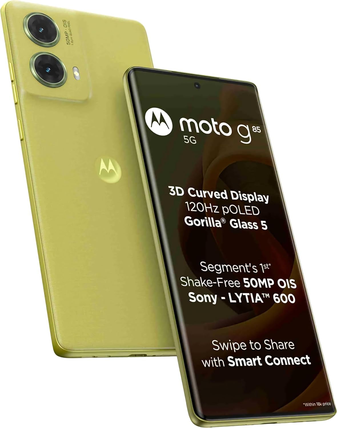 Open Box Motorola Moto G85 5G 256GB + 12GB RAM | 6.67” 3D curved P-OLED 120hz Display | Dual SIM International Version GSM unlocked Smartphone ( XT2427-2 )