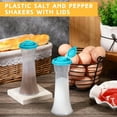 thumbnail image 3 of Salt and Pepper 2-Shaker Set, Airtight Lids, BPA-Free, Dishwasher Safe, 3 of 5