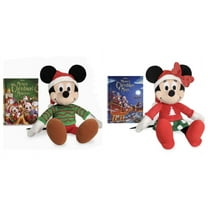 Kohls Mickey & Minnie Christmas Memories 14" & Books Set 4pc Bundle Holiday New