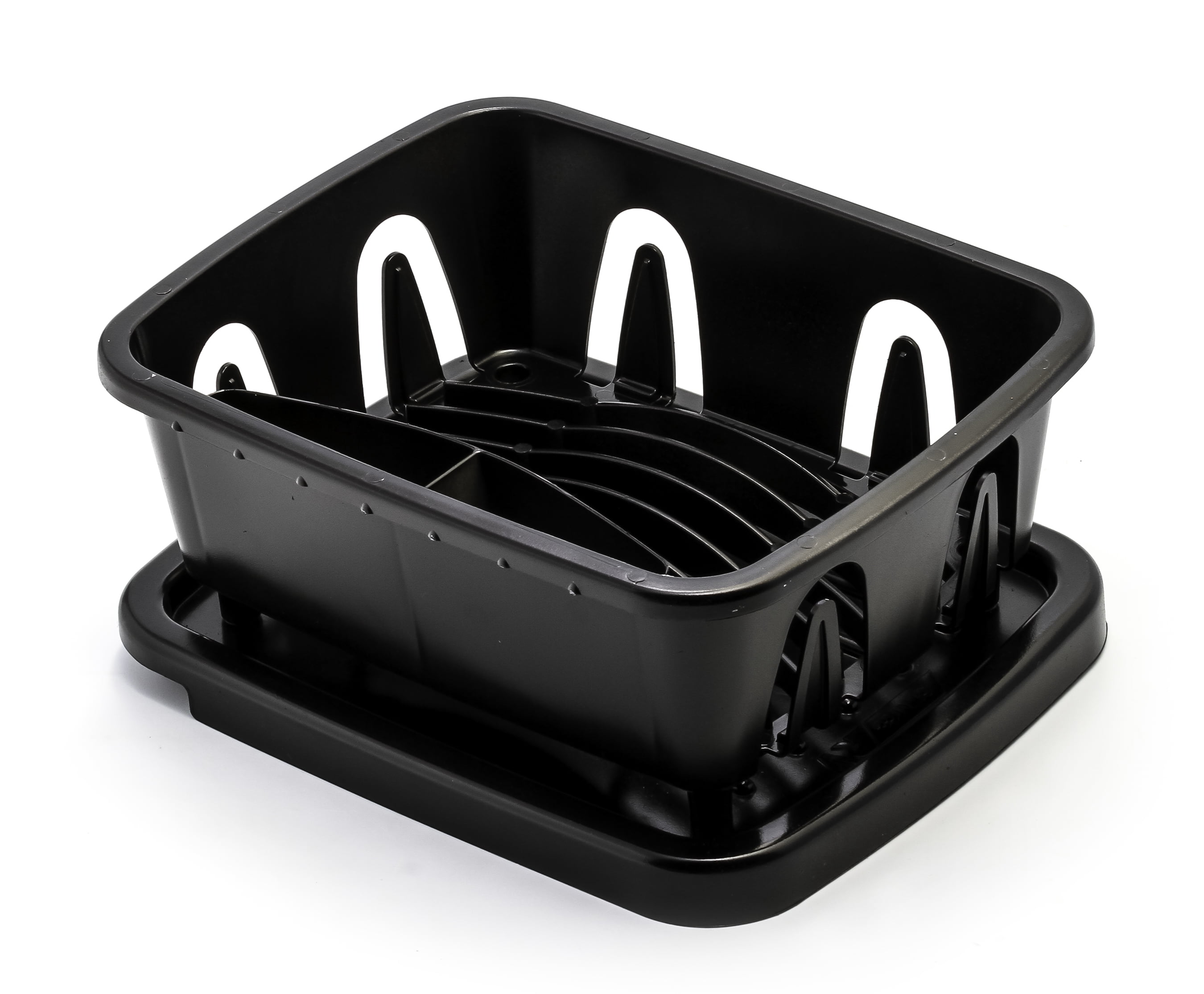 Mini Dish Drainer & Tray, Black (Eng/Fr)