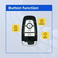 thumbnail image 2 of Keys4Less Replcament Smart Key Fob for Ford Edge 2018 FCC M3N-A2C931426 M3NA2C931426 Part Number 164-R8182 164R8182 164-R8297 164R8297, 2 of 8