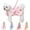 Pink, variant on Newborn Brand Dog Dress Harness with Leash Set,Adjustable Puppy Dress for Small Dogs,No Choke No Pull Soft Mesh Vest,Pink Petunia Pattern,XS