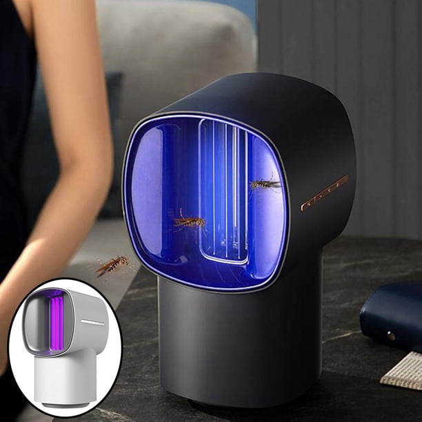 Lámpara asesina de s eléctrica alimentada por USB Suctionfun Bug Zappers Control de plagas de moscas Repelente portátil para dormitorio blanco Macarena Lámpara Killer