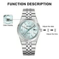 thumbnail image 3 of SKMEI Watch for Men Stainless Steel Waterproof Analog Quartz Mens Watches Business Date Luxury Casual Wrist Watch, 3 of 7